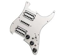 HSH Coil Splitting Chitarra Elettrica Battipenna Bianco Vite Di Regolazione Grande Gruppo Scratchplate Precablato Battipenna precablati Set