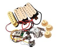HSH Guitar Humbucker Pickups Con Convertitore A 5 Vie 500K Pots 2T1V Set Di Cablaggi Precablati Accessori di Ricambio per Chitarra (Color : 03)