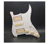 HSH Pickguard Circuits Battipenna Per Chitarra Elettrica HSH Loaded Prewired Scratchplate Assembly Bianco (Color : Yellow Pickup)