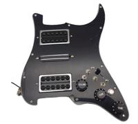 HSH - Set di battipenna precablato per Stratocaster con bobina divisa, pickup humbucker, battipenna carico, interruttore di uccisione per chitarra, interruttore di disattivazione per chitarra Fender