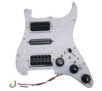 HSH - Set di battipenna precablato per Stratocaster con bobina divisa, pickup humbucker, con battipenna carico, interruttore di uccisione per chitarra Fender americana/messicana stile Stratocaster