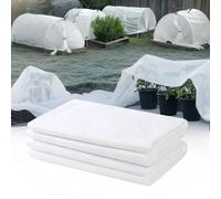 HSHBGS Telo Antigelo per Orto, Tessuto Non Tessuto per Piante, Coperture Protettive per Piante, Velo Antigelo Riutilizzabile per Alberi, arbusti e filari di Colture(1.5x10m(4.9x32.8ft))