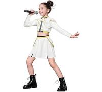 HshDUti K Pop Costume da cacciatore di demoni, per cosplay, per bambine e ragazze, per Halloween (B, 130)