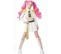HshDUti K Pop - Costume da cacciatore di demoni, per cosplay, per bambine e ragazze, per Halloween e cantanti pop (A, 160)