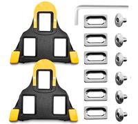 Hshenjhu 2 Pezzi SPD Cales, Durables Antidérapantes Tacchette per Pedali, Set di Tacchette per Pedali, Tacchetti di Ricambio, Compatibili con Shimano MTB SPD SM-SH51 e Look X-Track