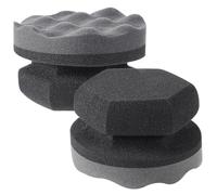 Hshenjhu 2 Pezzi Tire Shine Applicator Brush, Spugnetta per Applicazione Lucida Pneumatici, Tire Dressing Applicator Pad, Auto Tire Polishing Sponge Ergonomic Design For Easy Handling For Tire Wheel