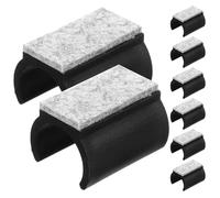 Hshenjhu 8 Pezzi Gommini per Sedie, Feltrini per Sedia Cantilever, Feltrini per Sedie Chair Leg Protectors, Scivoli per Sedia con Feltro, Tappi Protettivi per Gambe, per Mobili Sgabelli Tavoli