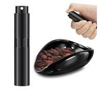 Hshenjhu Tazza Dosatrice per Chicchi di Caffè, Tazza Dosatrice Caffè in Ceramica con Bottiglia Spray RDT, Tazza per il Dosaggio del caffè in Grani in Ceramica, Regalo per Gli Amanti Caffè