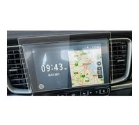 HSHIXIJDR Pellicola proteggi schermo per Mazda BT-50 2023, Navigazione GPS per auto e condizionatore d'aria Proteggi Schermo in Vetro Temperato