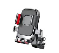 HSHIXIJDR Supporto per telefono da moto per Africa Twin CRF1100L Standard 2020-2024, rotazione regolabile, impermeabile, anti vibrazione, supporto per telefono per specchietto moto, nero