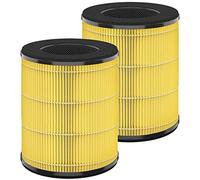 HSIAMEN CL-6070A - Filtro purificatore d'aria, confezione da 2 pezzi, colore: Giallo