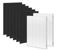 HSIAMEN Filtro compatibile con Fellowes Aeramax 200 HEPA Filtro di ricambio Aera Max 190 200 DX55 Parte # 9287101 9324101 purificatore d'aria, include 2 True HEPA e 6 pre-filtri attivati al carbone