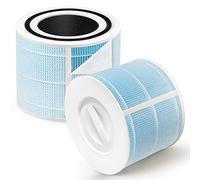 HSIAMEN Filtro per la rimozione del fumo compatibile con purificatori d'aria Levoit Core 300 e PuroAir 240, filtri 4 in 1 H13 True HEPA Core 300S P350 Core300-P, compatibile con parte # Core 300-RF-SR