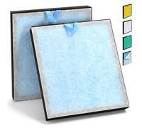 HSIAMEN Vital 100S-RF-SR - Filtro per la rimozione del fumo compatibile con Levoit Vital 100S, filtro di ricambio per purificatore d'aria Smart Vital-100S, H13 True HEPA con 2 pre-filtri extra, blu,