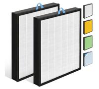 HSIAMEN Vital 200S-RF - Filtro di ricambio compatibile con Levoit Vital 200S per purificatore d'aria Smart Vital-200S, LAP-V201S-WUS H13 True HEPA, bianco, confezione da 2