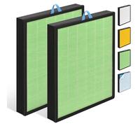HSIAMEN Vital 200S-RF-TX Filtro assorbitore di tossine compatibile con Levoit Vital 200S Filtro di ricambio per purificatore d'aria Smart Vital-200S, LRF-V201-GUS H13 True HEPA, verde, confezione da 2