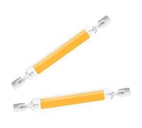 Hsientpe R7S LED 78mm Dimmerabile, Lampadine LED R7S 10W 4500K Bianco Naturale 1000LM,Equivalenti a 100W Lampada Alogena,COB LED Lineare Lampadine,Nessun Sfarfallio,Illuminazione Fascio 360°,2 pezzi