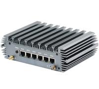 HSIPC 11th Gen i7 1165G7 Firewall Micro Appliance, Mini PC, Nano PC, Router PC(16G 128G) With 6 RJ45, AES-NI, 2.5GBE,HDMI USB3.0 Console,Compatible with Pfsense OPNsense