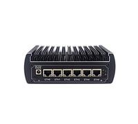 HSIPC Kaby Lake i5 7200U Firewall Micro Appliance, Mini PC, Nano PC, Router PC With 6 RJ45, AES-NI,HDMI USB3.0 COM,Compatible with Pfsense OPNsense
