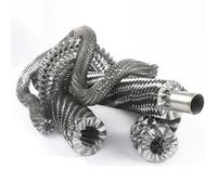 HSIRYAOHD Dissipatore di calore a spirale a spirale in acciaio inox da 1 m per tubi di raffreddamento tubolari a conduzione di calore per riscaldamento tubo di asciugatura parti del radiatore (ID 32