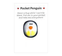 HSIXHAF 1 PCS Abbraccio Pinguino Tascabile, Regalo Pinguino, Piccolo Abbraccio Pinguino, Regali incoraggianti, Regali di consolazione, Buon miglioramento, Mini Pinguino Decorazione Giocattolo