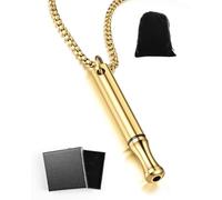 HSIXHAF 1 PCS Collana Senza Fumo, per Smettere di Fumare, per alleviare Lo Stress, per alleviare la Pressione, Riduce l'ansia per Donne e Uomini, Oro, con Borsa in Velluto