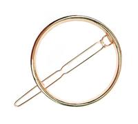 HSIXHAF 1 PCS Fermaglio per Capelli Vintage con Bastone Semplice e Minimalista in Metallo Geometrico Clip per Capelli Oro Accessori per Capelli per Donne e Ragazze (Oro)