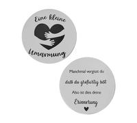 HSIXHAF Un piccolo abbraccio, moneta portafortuna, incoraggiamento, portafortuna, regalo di laurea, guarisci presto, regali per esami, migliore amico,colleghi,donna,uomo,regali motivazionali - amore