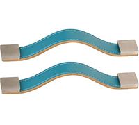 hsj Maniglie in pelle in acciaio inoxManiglie minimaliste moderne scandinaveTatami antiurto for cassettiera Convenienza (Color : Blue, Size : 12.6cm*2)