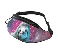 HSJFS Airplane Cockpit stampato Sport Crossbody Waist Bag Casual Chest Bag, Bradipo per pizza, Taglia unica