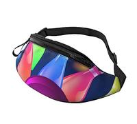 HSJFS Bella stampa floreale moda marsupio marsupio regolabile marsupio casual, Palline da bowling, Taglia unica