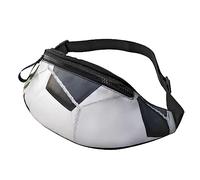 HSJFS Borsa a tracolla sportiva con stampa a righe con bandiera americana, Pallone da calcio, Taglia unica