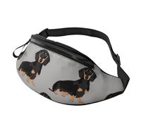 HSJFS Borsa a tracolla sportiva stampata da basket Borsa a tracolla Casual, Bassotto Weiner Cani da compagnia, Taglia unica