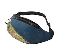 HSJFS Borsa da petto casual con cintura regolabile con stampa batterista, Montagne, Taglia unica