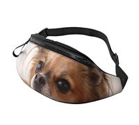 HSJFS Borsa da petto casual con stampa floreale tropicale con cintura regolabile, Papillon Nella Scatola, Taglia unica