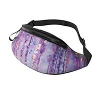 HSJFS Carino Pet Pug stampato Sport Crossbody Marsupio Casual Chest Bag, Albero Fiori Di Edera Floreale, Taglia unica