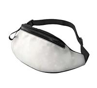 HSJFS Carino Pet Pug stampato Sport Crossbody Marsupio Casual Chest Bag, Petali di loto, Taglia unica
