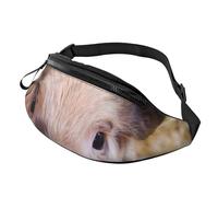 HSJFS Carino Pig stampato Moda Marsupio Cintura Regolabile Casual Borsa Petto, Simpatico maialino., Taglia unica
