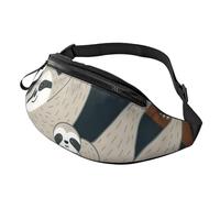 HSJFS Cartone animato Animale stampato Moda Marsupio Regolabile Marsupio Sacchetto Casuale Petto, Animali dei cartoni animati., Taglia unica