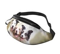 HSJFS Cartone animato Animale stampato Moda Marsupio Regolabile Marsupio Sacchetto Casuale Petto, Simpatico cagnolino., Taglia unica