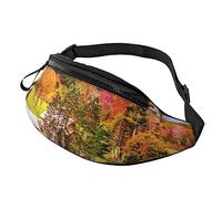 HSJFS Country Farm stampato Fashion Waist Bag Borsa regolabile in vita sacchetto Casual Chest Bag, Fattoria di campagna, Taglia unica