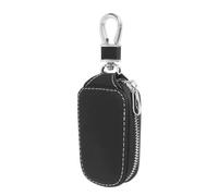 HSJKU Portachiavi per Auto per Fiat Abarth 600 595, Borsa Portachiavi Custodia per Chiave Auto Custodia in Pelle per Chiave Dell'auto,Black