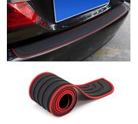 HSJKU Protettore Bagagliaio Gomma per MG ZS 2017-2022 2023 2024, Protezione Paraurti Auto Adatto alla Maggior Parte Accessori Esterni Dell'Auto,B-104cm*9cm