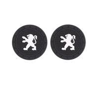 HSJKU Sottobicchiere Auto per Peugeot 2008 II Active/2008 GT/2008 Active Business 2019-2024, Macchina Portabicchieri Car Coaster Sottobicchieri Antiscivolo Accessori Auto,A-2 Pieces