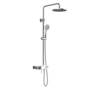 HSK AquaSwitch RS 200 colonna doccia con miscelatore, miscelatore monocomando, 1001800-KB4-07, AquaSwitch RS 200 cromo/bianco [Rubinetteria Bagno > Colonne Doccia]