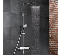 HSK AquaSwitch RS 200 colonna doccia con termostatico, 1001900-KB10-08, AquaSwitch RS 200 cromo/bianco/nero [Rubinetteria Bagno > Colonne Doccia]