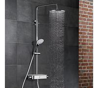 HSK AquaSwitch RS 200 colonna doccia con termostatico, 1001900-KB4-07, AquaSwitch RS 200 cromo/bianco [Rubinetteria Bagno > Colonne Doccia]