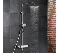 HSK AquaSwitch RS 200 colonna doccia con termostatico, 1001900-KB4-08, AquaSwitch RS 200 cromo/bianco/nero [Rubinetteria Bagno > Colonne Doccia]