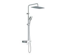HSK AquaSwitch Softcube colonna doccia con miscelatore, miscelatore monocomando, 1001880-KB14-07, AquaSwitch Softcube cromo/bianco [Rubinetteria Bagno > Colonne Doccia]