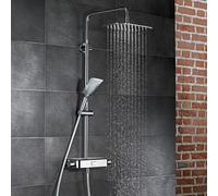 HSK AquaSwitch Softcube colonna doccia con termostatico, 1001980-07, AquaSwitch Softcube cromo/bianco [Rubinetteria Bagno > Colonne Doccia]